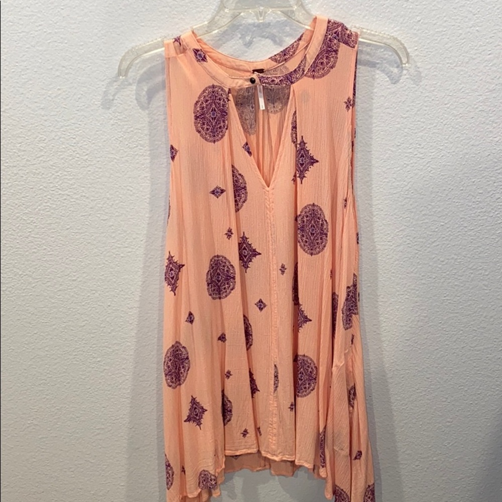 FREE PEOPLE POCKETED FLUTTER TOP